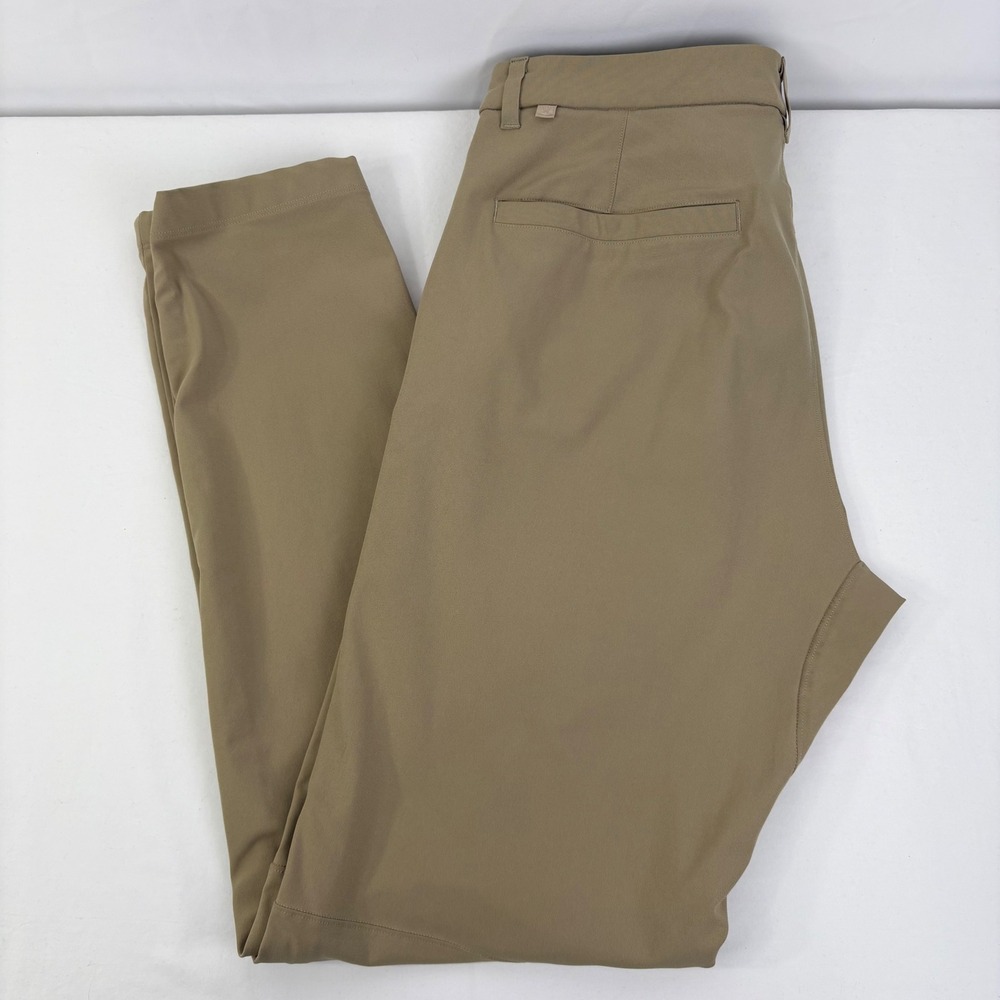 Lululemon Men's ABC Warpstreme Slim Fit Khaki Performance Pants Size 32 (32x31) - Picture 2 of 9